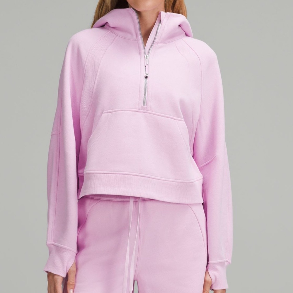 Lululemon Scuba Oversized Half-Zip Hoodie - Vitapink